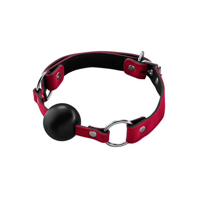 knevel-met-siliconen-bal-Schwarz-Violett-1