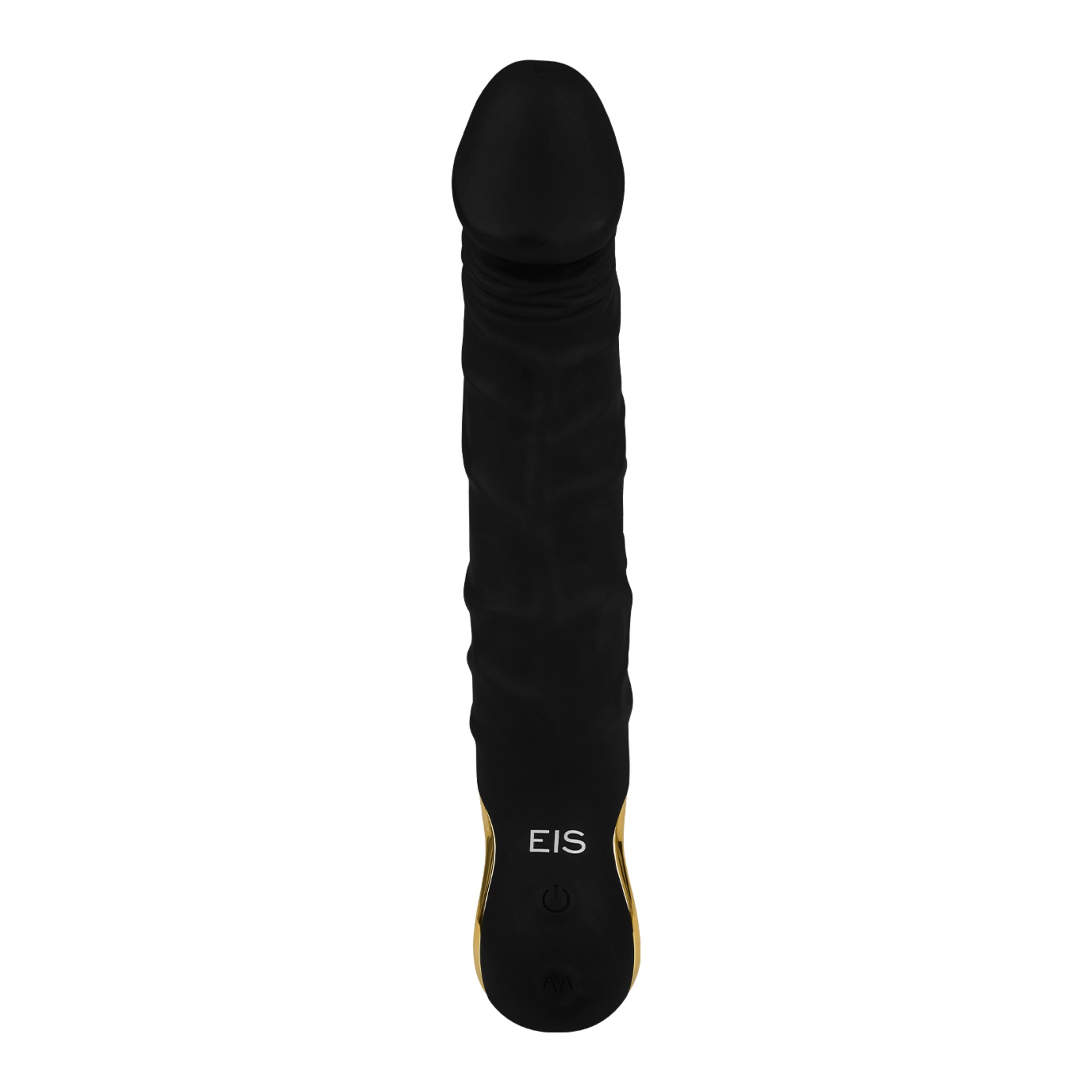 elegante-natuurlijke-vibrator-van-siliconen-22-cm-Goud-Zwart-4