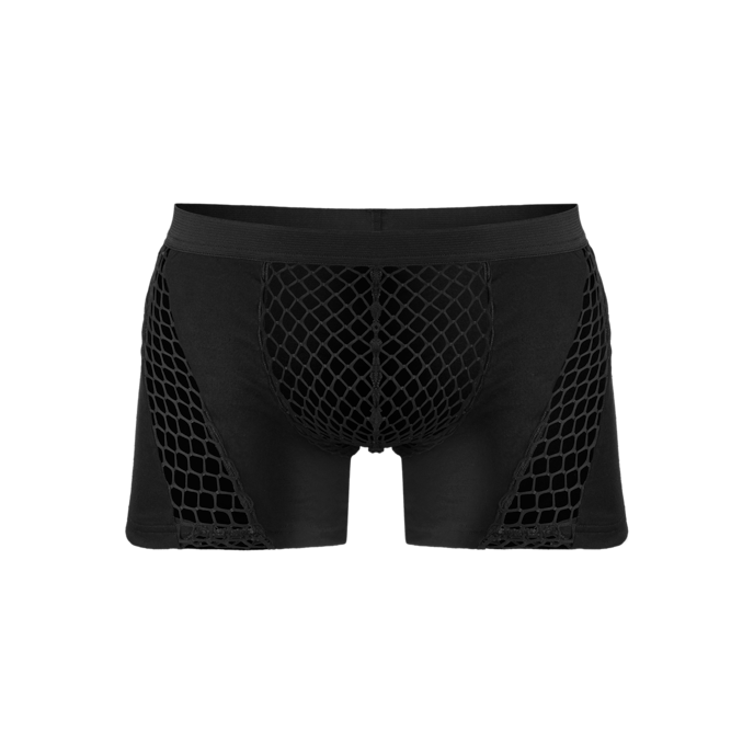 nauwsluitende-shorts-met-netinzetstukken-Schwarz-1