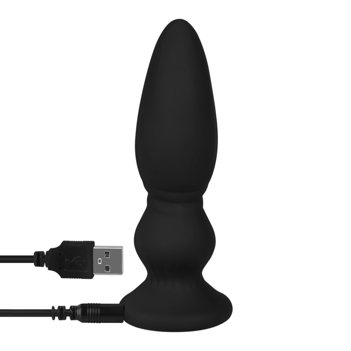 powerful-vibrating-anal-plug-12-5-cm-Schwarz-3
