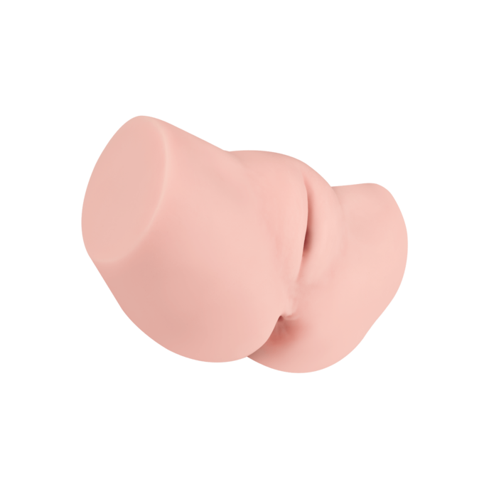 natuurlijk-ogende-masturbator-met-2-openingen-17-5-cm-Natuurlijk licht-1