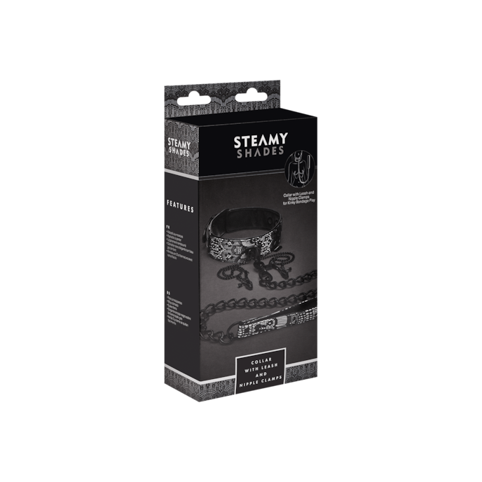 collar-with-leash-and-nipple-clamps-4-stuks-Donkergroen-Zwart-7