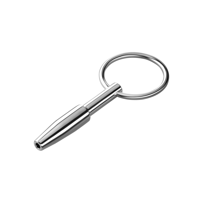 conische-penisplug-5-cm-Silber-2