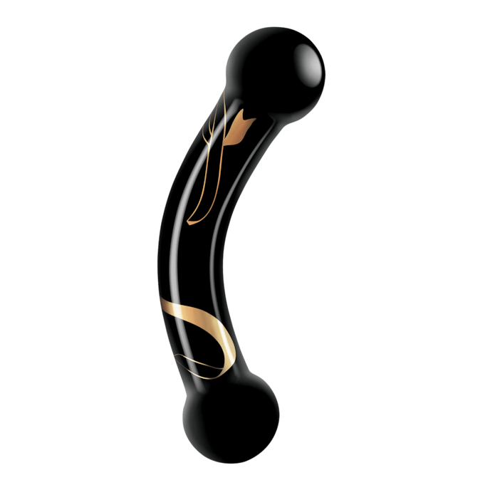 handblown-double-ended-dildo-13-9-cm-Goud-Schwarz-2