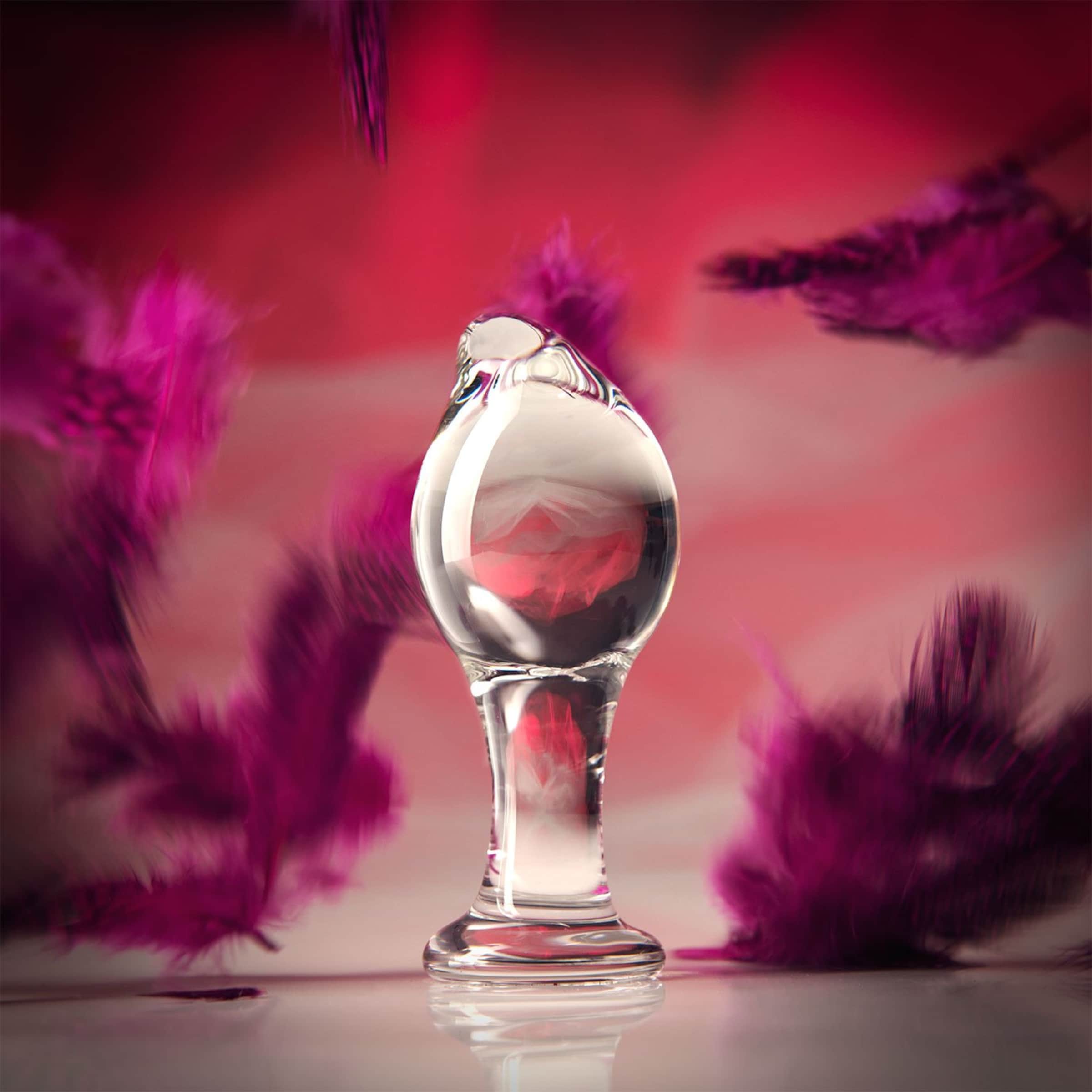 gode-anal-à-pointe-courbée-10-cm-Transparent-2