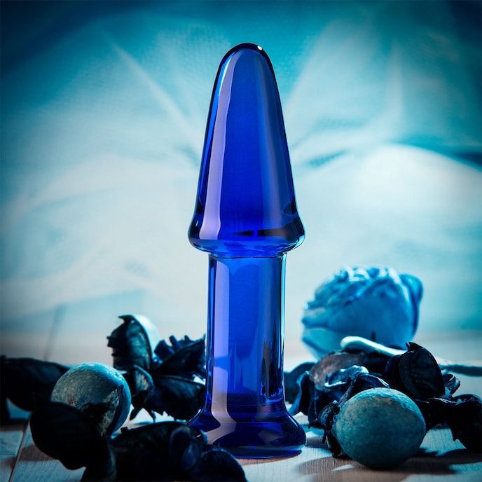 gode-anal-de-forme-conique-13-cm-Bleu-2