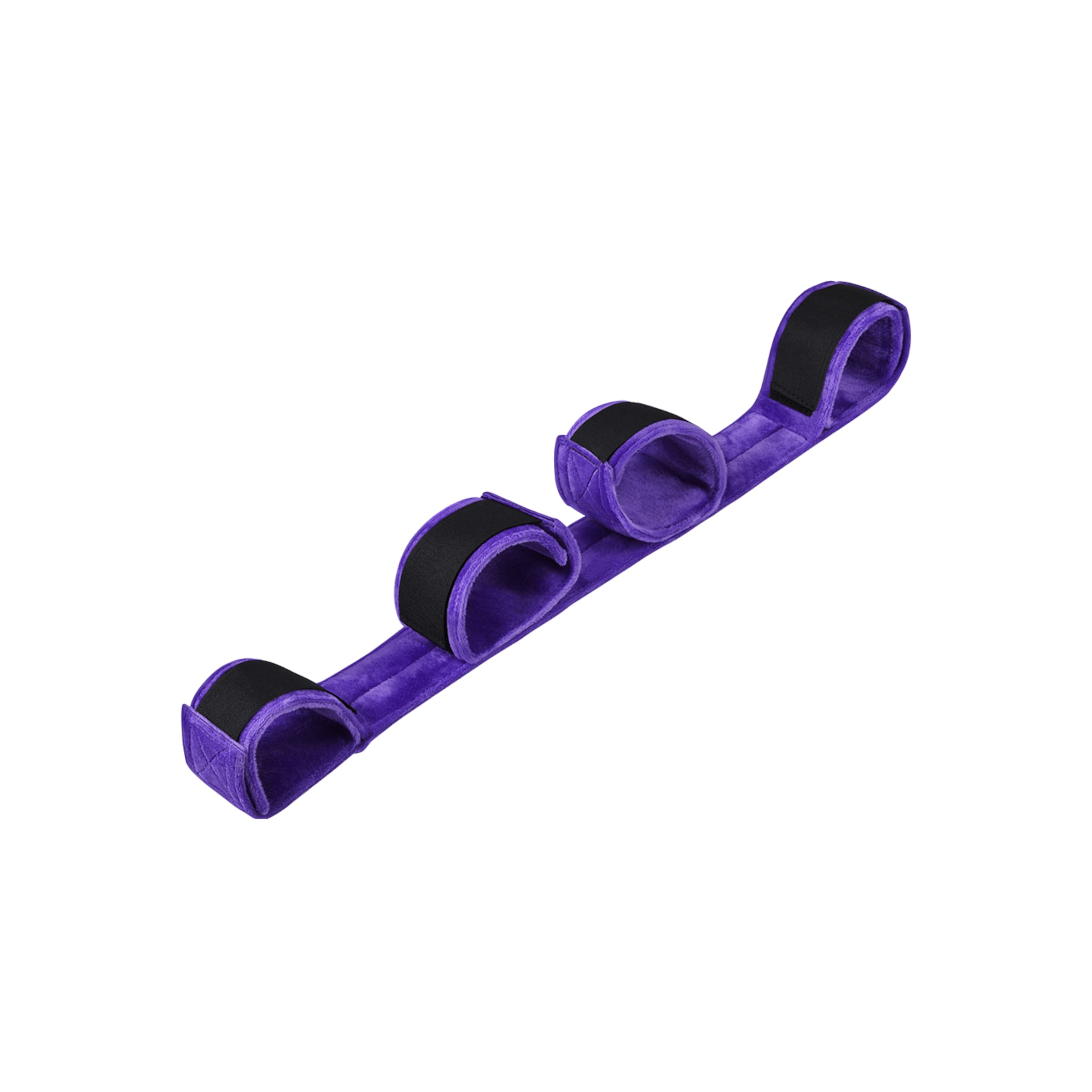 spreader-bar-with-4-cuffs-Noir-Violet-2