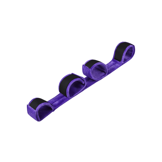 spreader-bar-with-4-cuffs-Lila-Schwarz-2