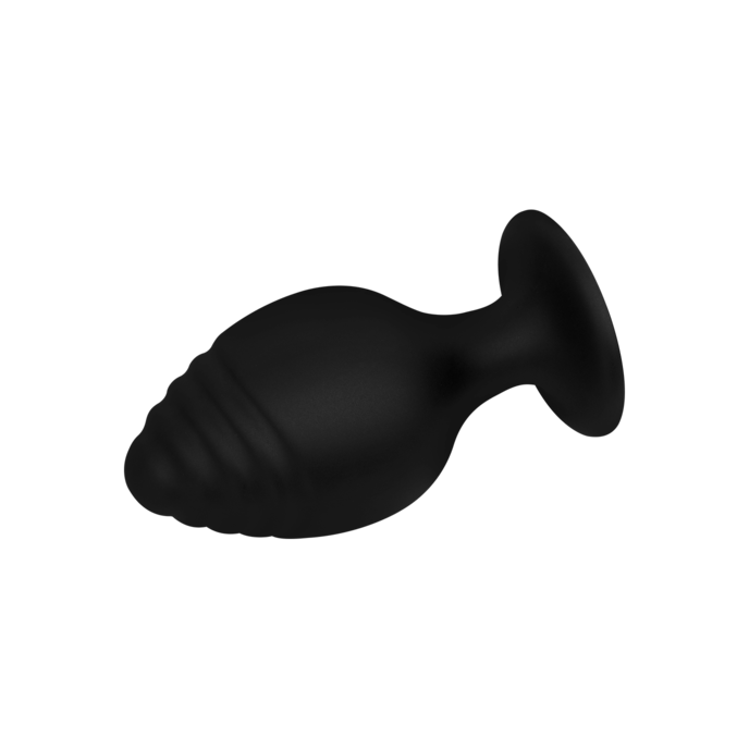 sinnlich-gerippter-analplug-l-8-9-cm-Schwarz-5