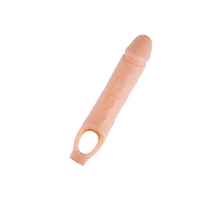 10-inch-cock-sheath-extender-19-cm-Naturel clair-1