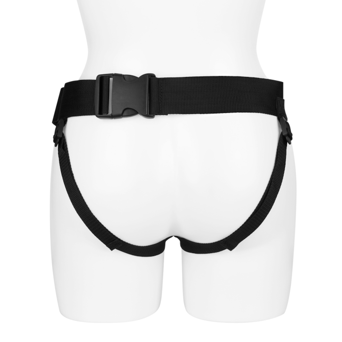 strap-on-rembourré-à-motif-cœur-4-pièces-Argent-Noir-3