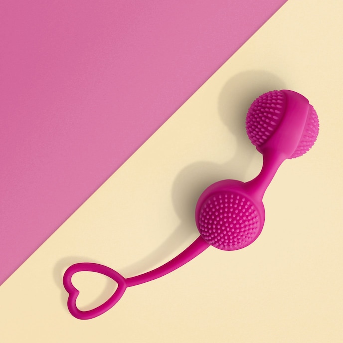 boules-damour-en-silicone-avec-picots-3-cm-Rose néon-2