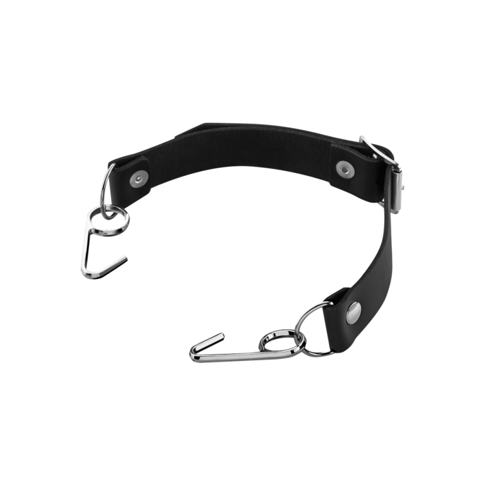 écarteur-de-bouche-avec-crochet-à-sourire-Argent-Noir-2