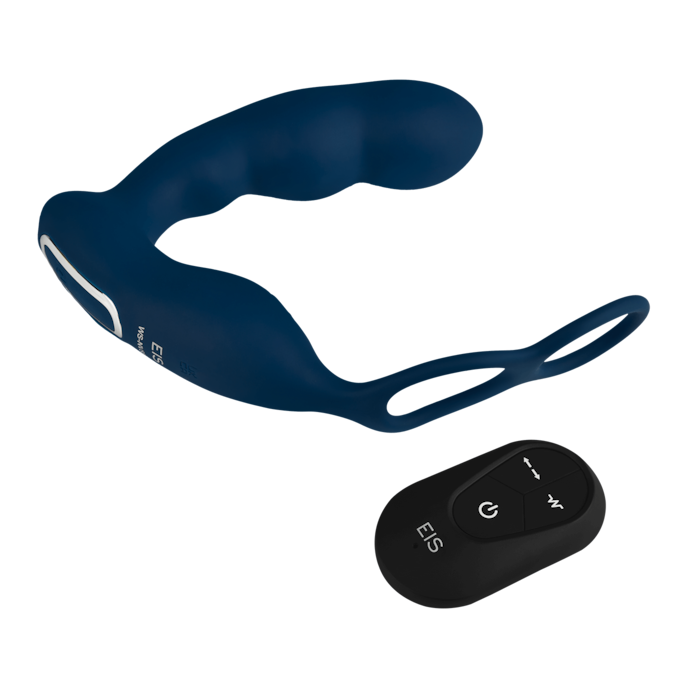 Analvibrator Prostata-Vibrator mit integriertem Penis- und Hodenring, 18 cm dunkelblau online kaufen Analvibrator Prostata-Vibrator mit integriertem Penis- und Hodenring, 18 cm dunkelblau online kaufen