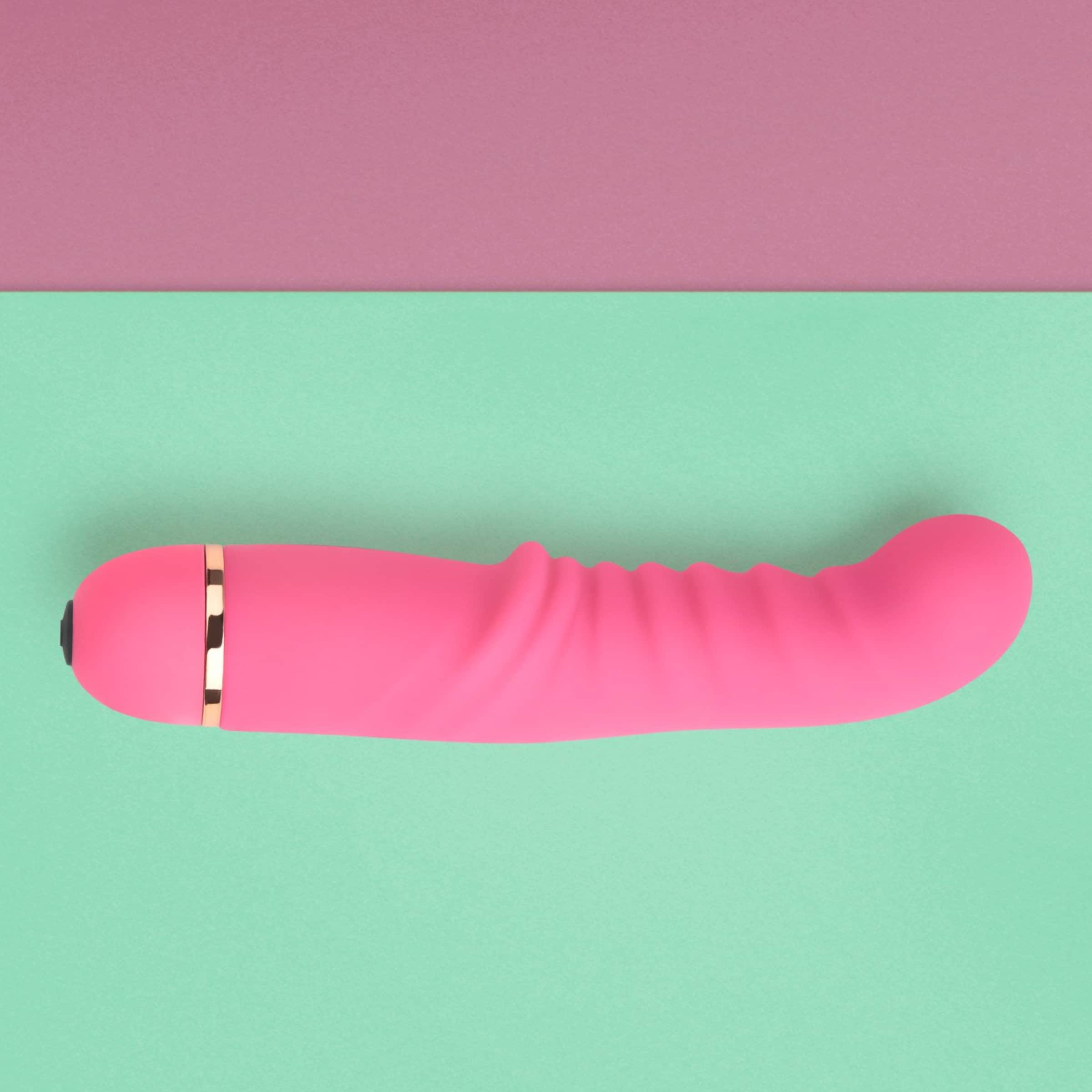gerippter-g-punkt-vibrator-aus-silikon-17-cm-Pink-2