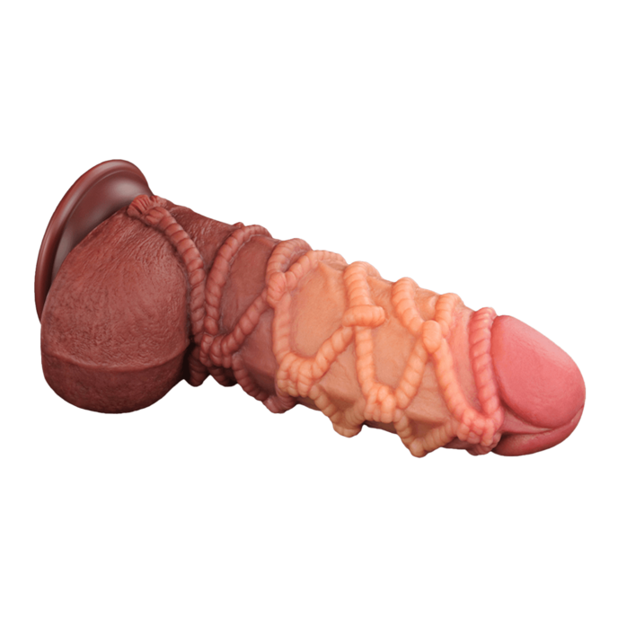 double-layered-nature-cock-24-cm-Brun naturel clair-Brun naturel foncé-5