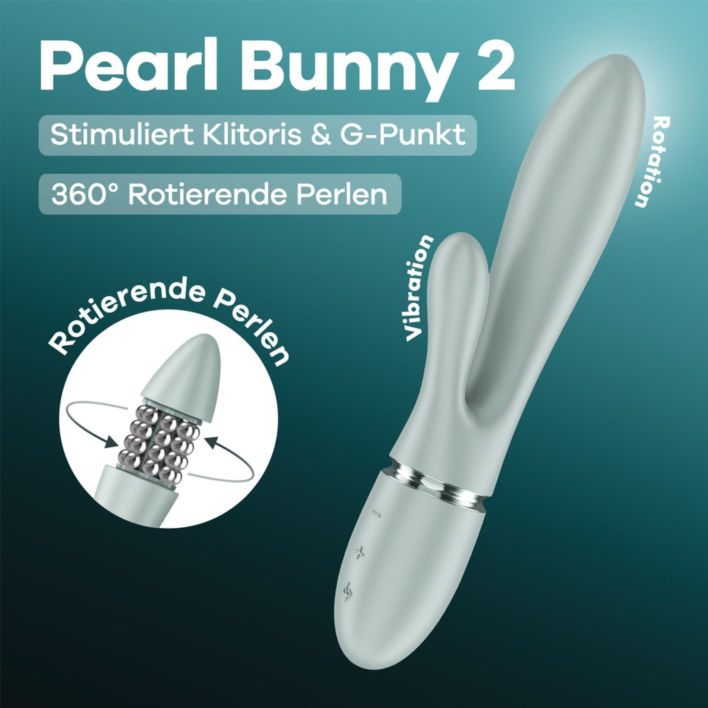 satisfyer-‘pearl-bunny-2’-21-cm-Vert-2