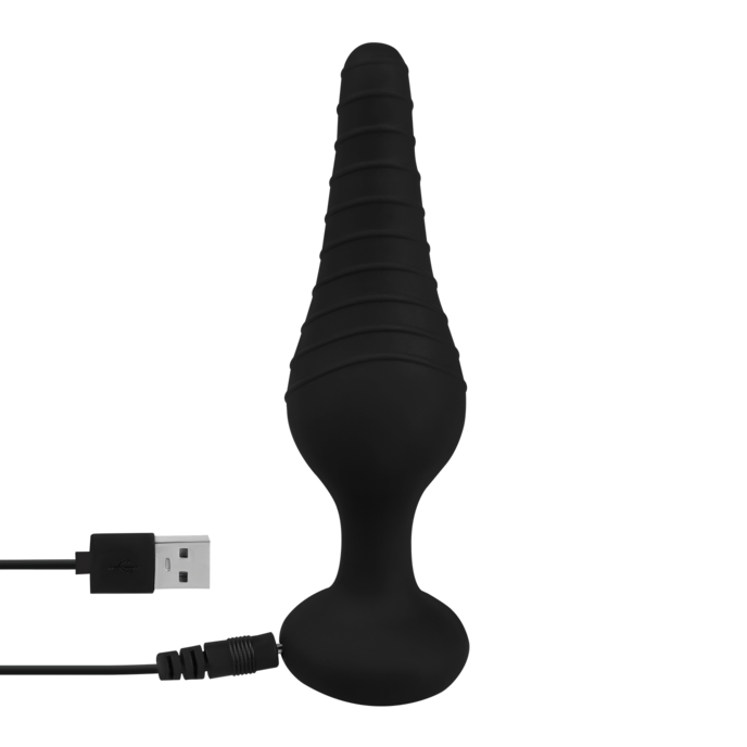 vibromasseur-anal-luxueux-15-cm-Noir-Or rose-6