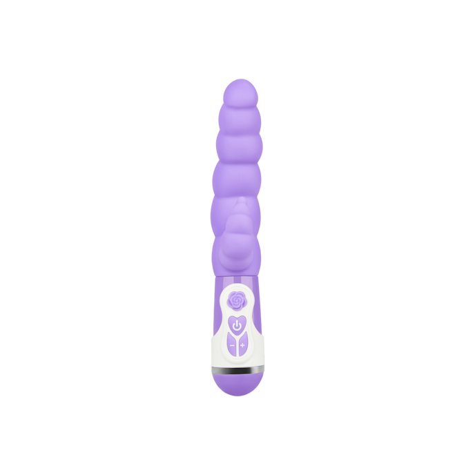 siliconen-vibrator-met-structuur-24-cm-Lila-Weiß-4