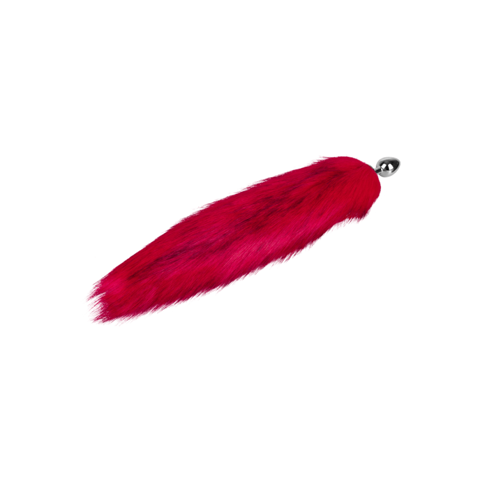plug-anal-avec-queue-de-renard-48-cm-Argent-Rouge-4