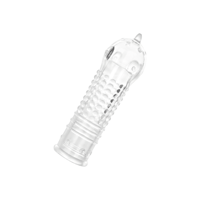 genoppte-penissleeve-15-cm-Transparant-1