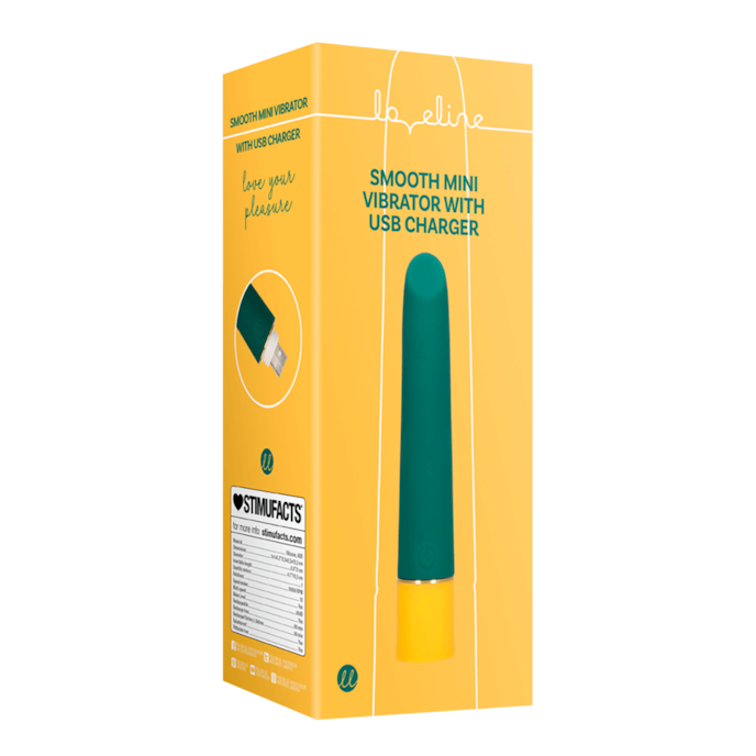 smooth-mini-vibrator-with-usb-charger-13-2-cm-Dunkelgrün-Gelb-4