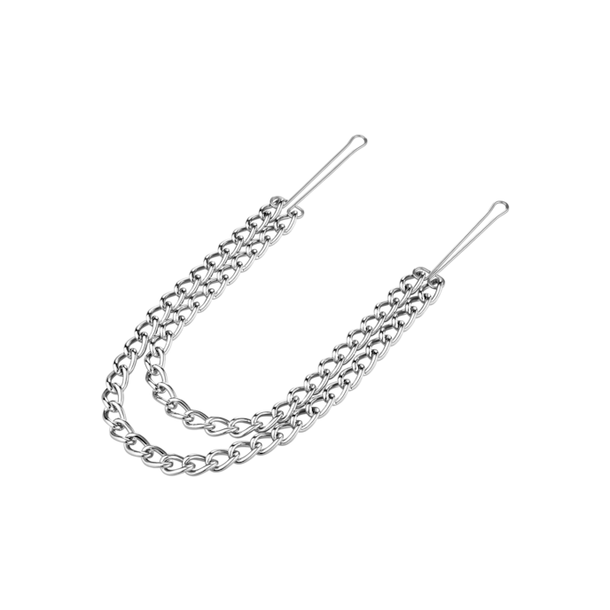 nippelklemmen-met-dubbele-ketting-Silber-1