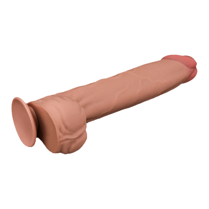 sliding-skin-dildo-36-cm-Brun naturel clair-3