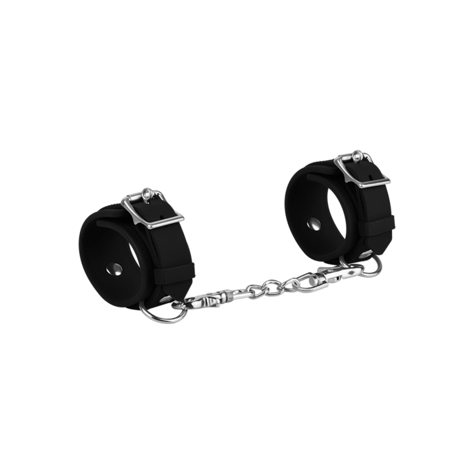 entraves-étroites-avec-mousquetons-Argent-Noir-3