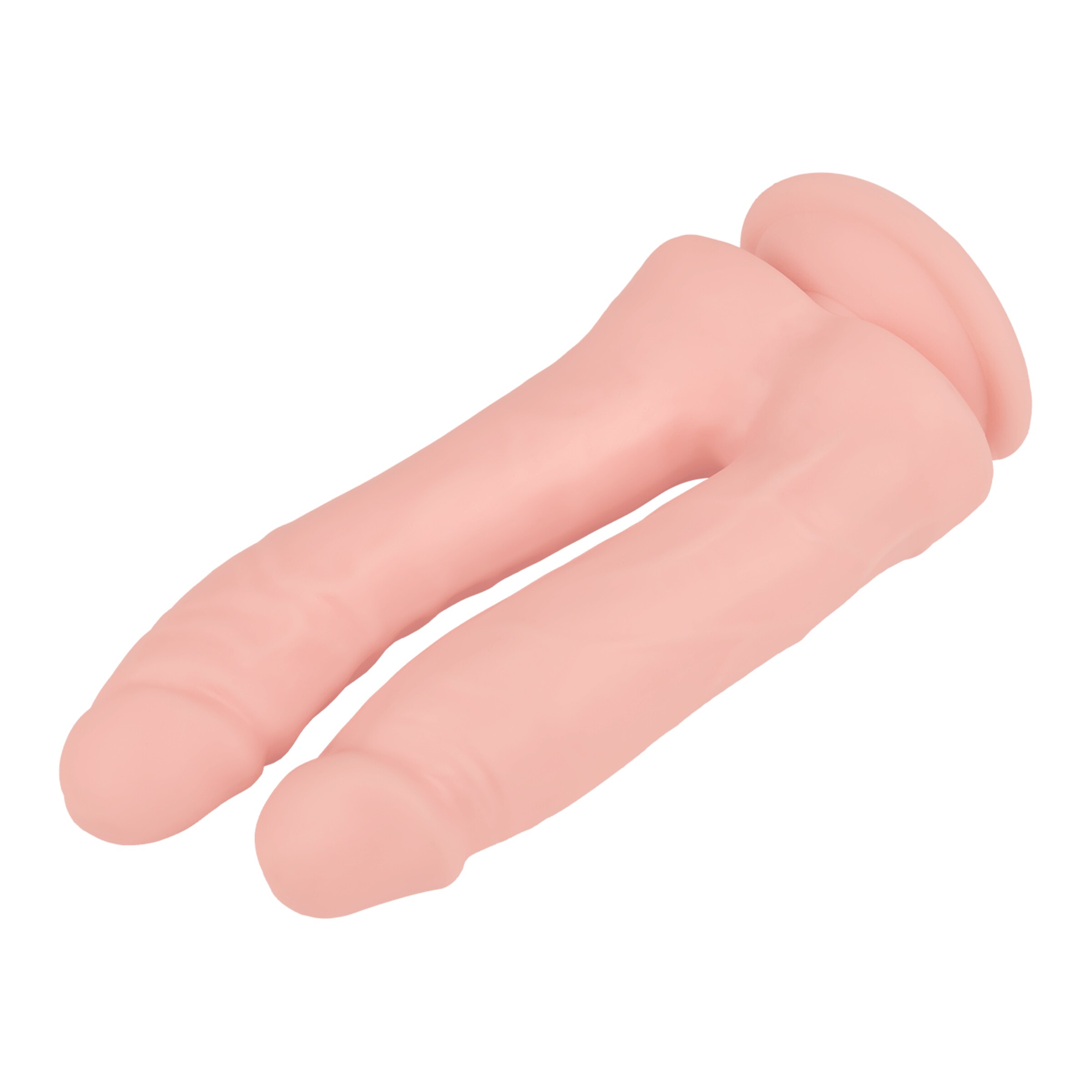 gode-double-à-ventouse-17-5-cm-Naturel pâle-6