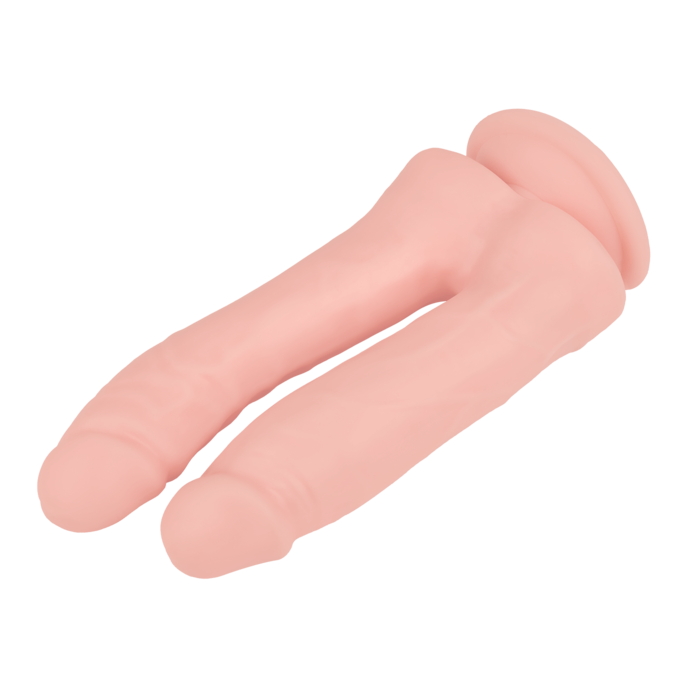 gode-double-à-ventouse-17-5-cm-Naturel pâle-6