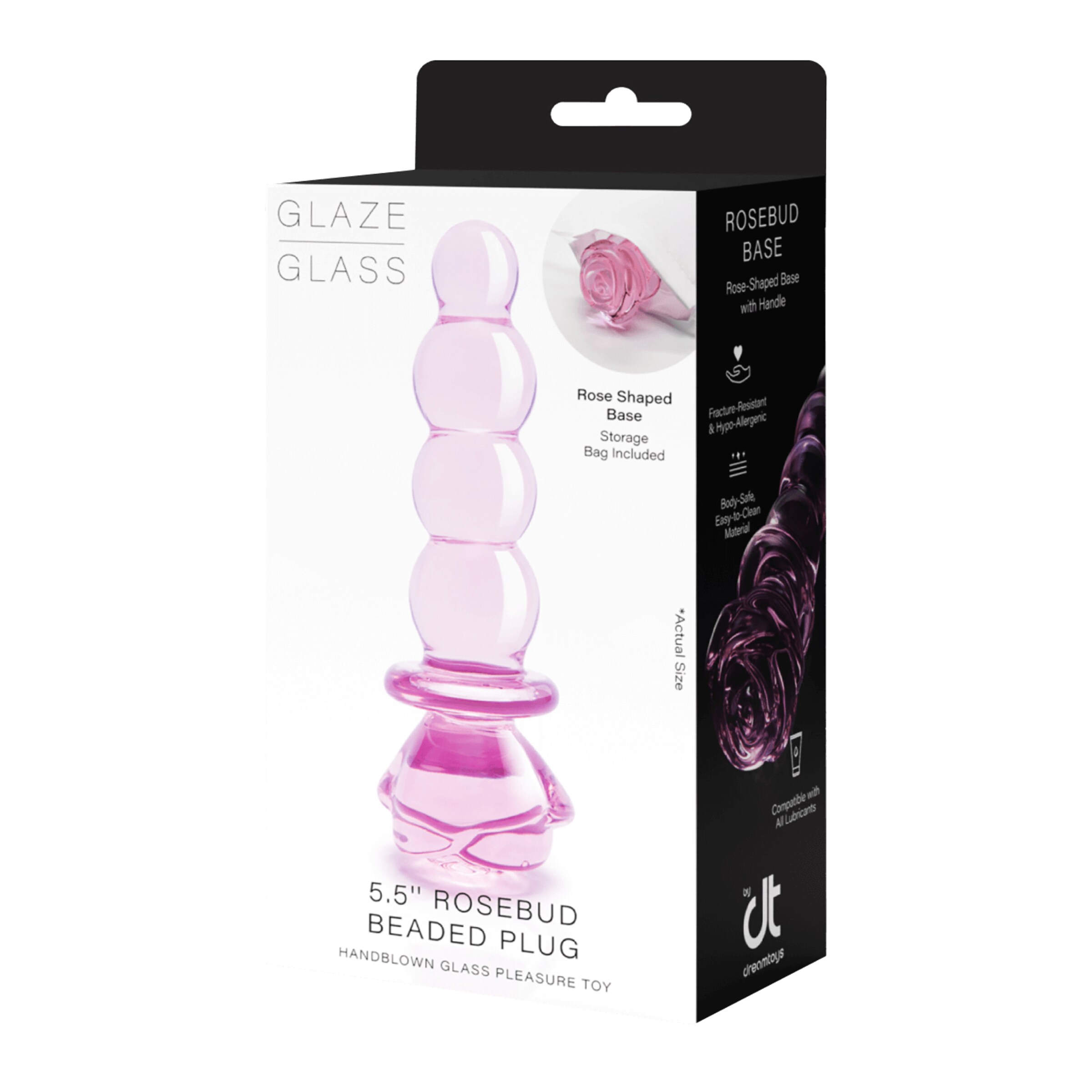 glaze-glass---rosebud-beaded-plug-14-cm-Roze-4