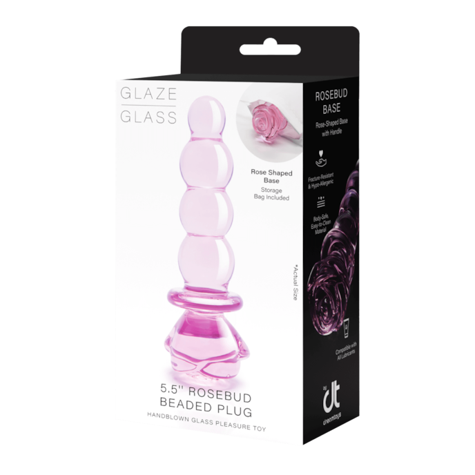 glaze-glass---rosebud-beaded-plug-14-cm-Rose-4