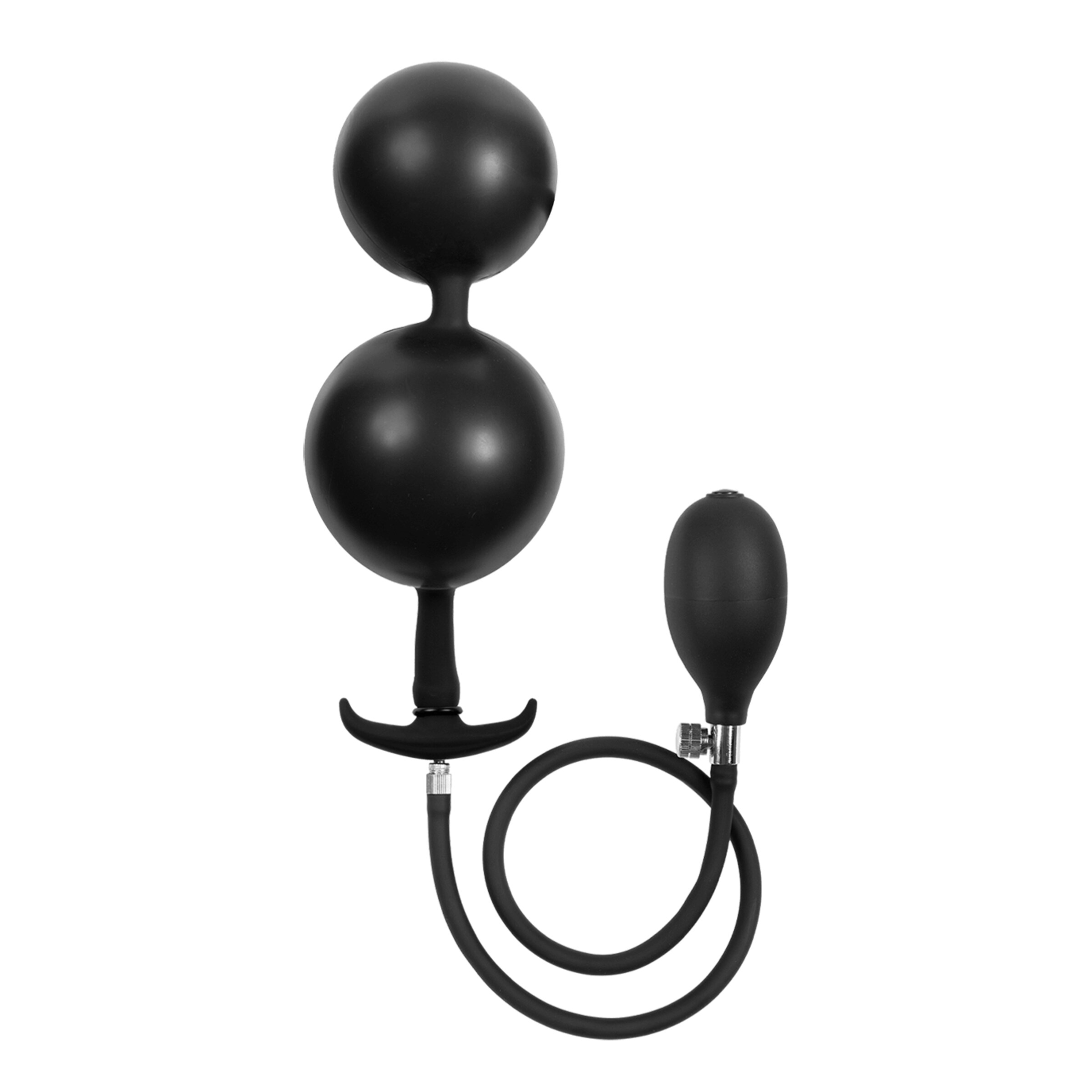 latex-play---inflatable-anal-plug-with-double-balloon-and-pump-15-cm-Noir-2