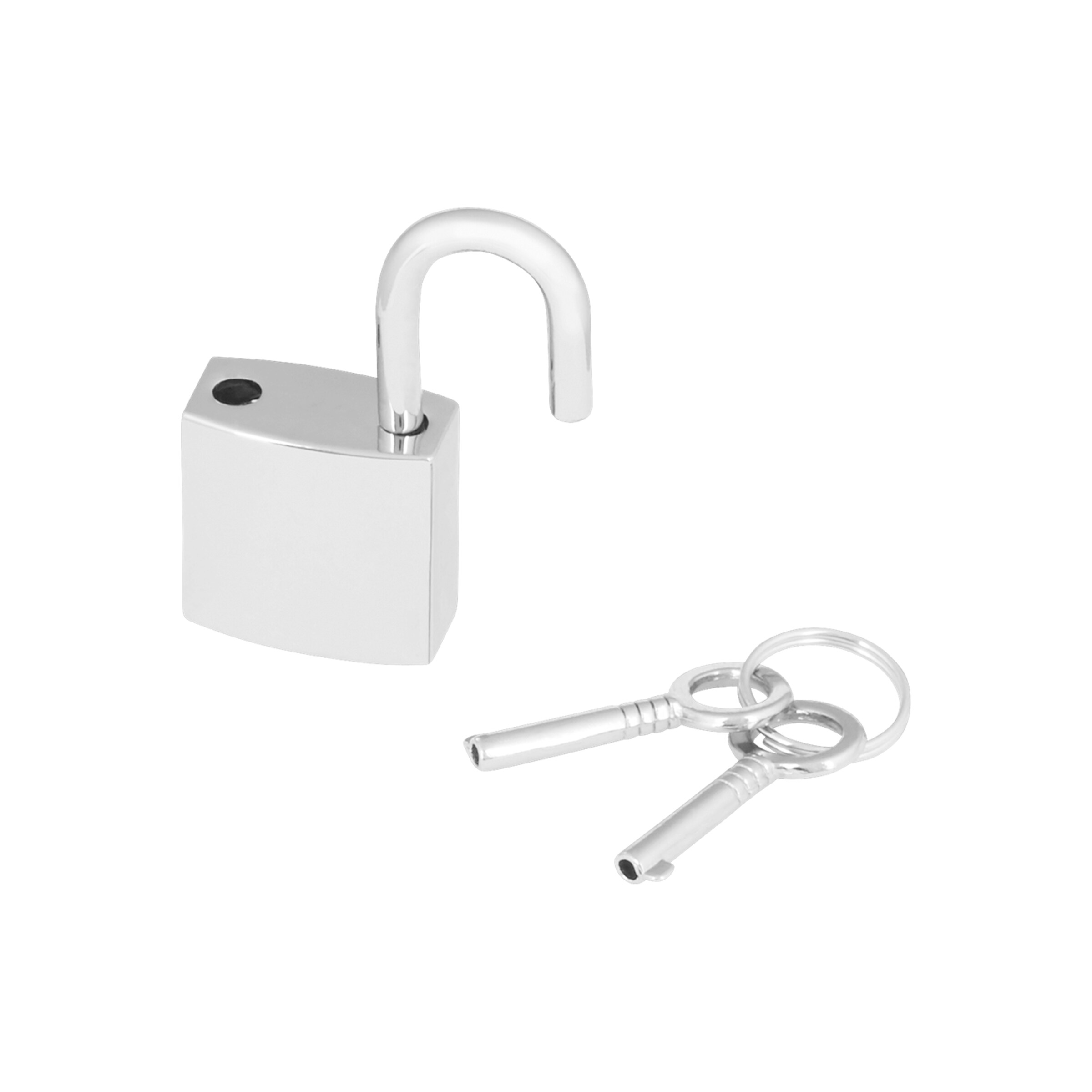 cadenas-avec-clé-2-pièces-Argent-3