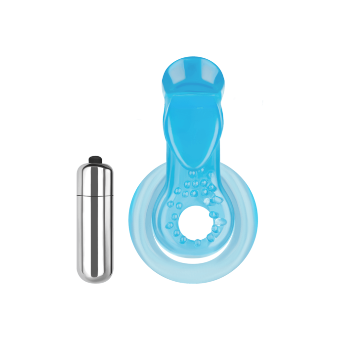 Penisring inkl. Vibro-Bullet, 1,5 - 4 cm blau online kaufen Penisring inkl. Vibro-Bullet, 1,5 - 4 cm blau online kaufen