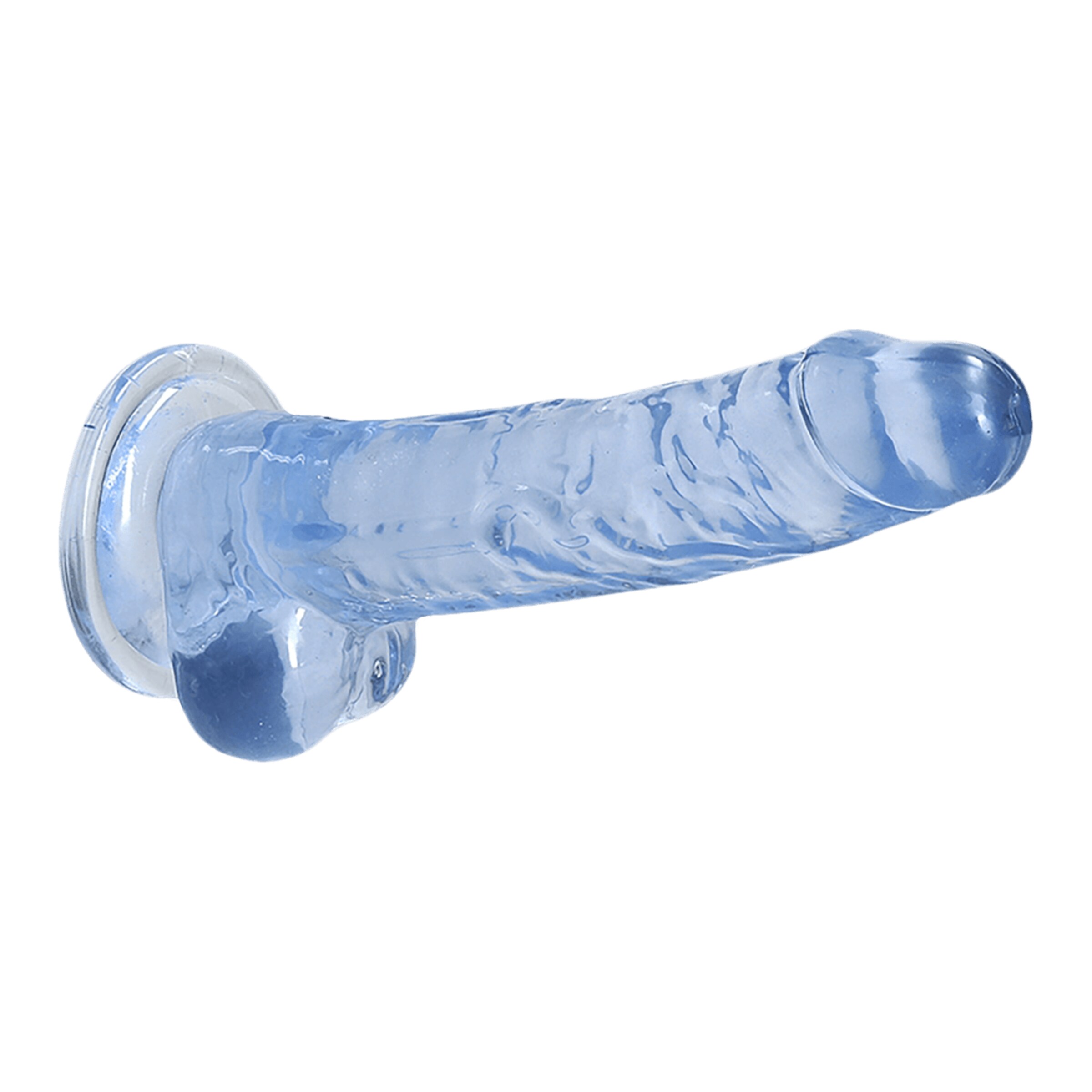 crystal-clear---dildo-with-balls-19-cm-Lichtblauw-3