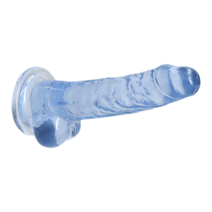 crystal-clear---dildo-with-balls-19-cm-Lichtblauw-3