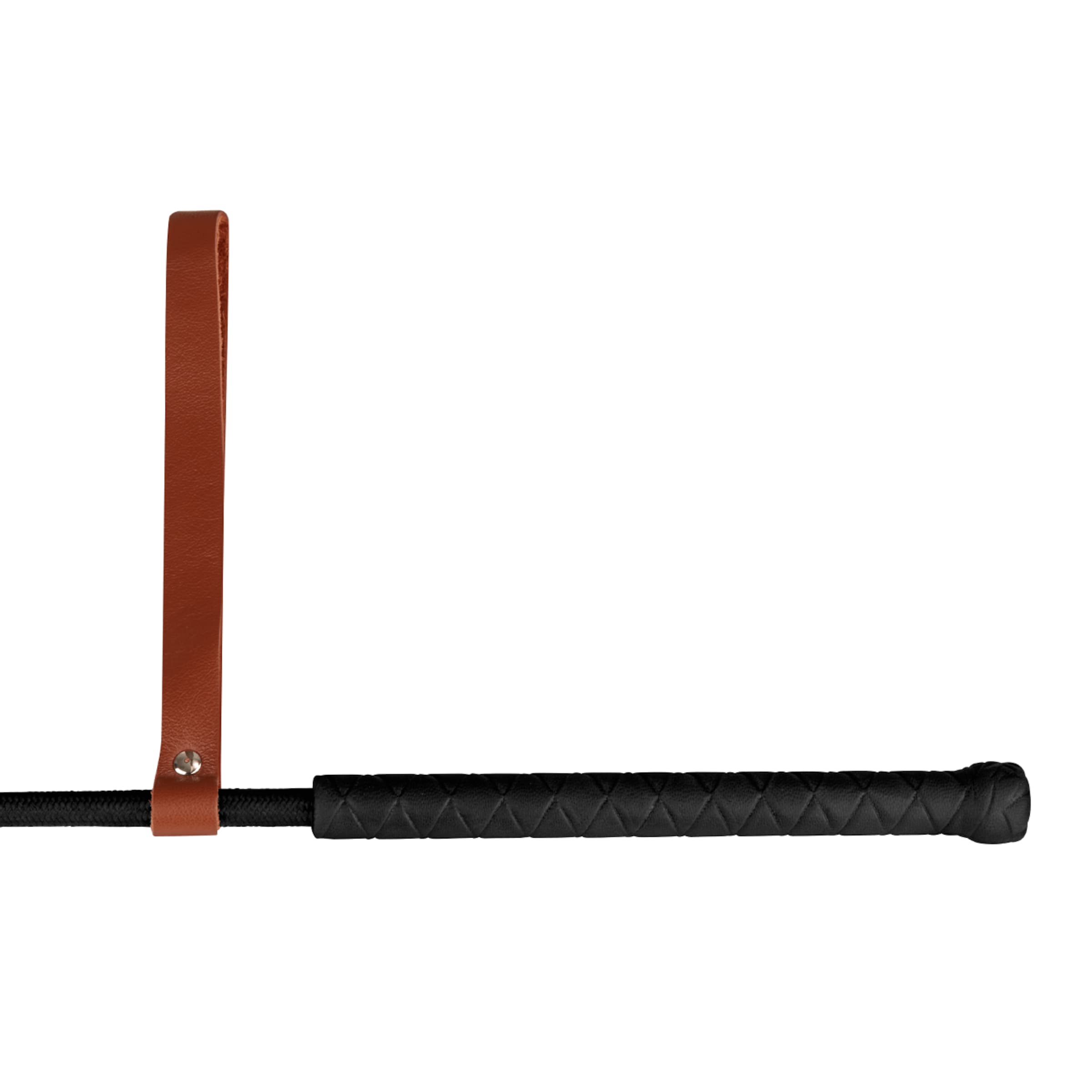 cravache-en-cuir-Clair brun-Noir-4