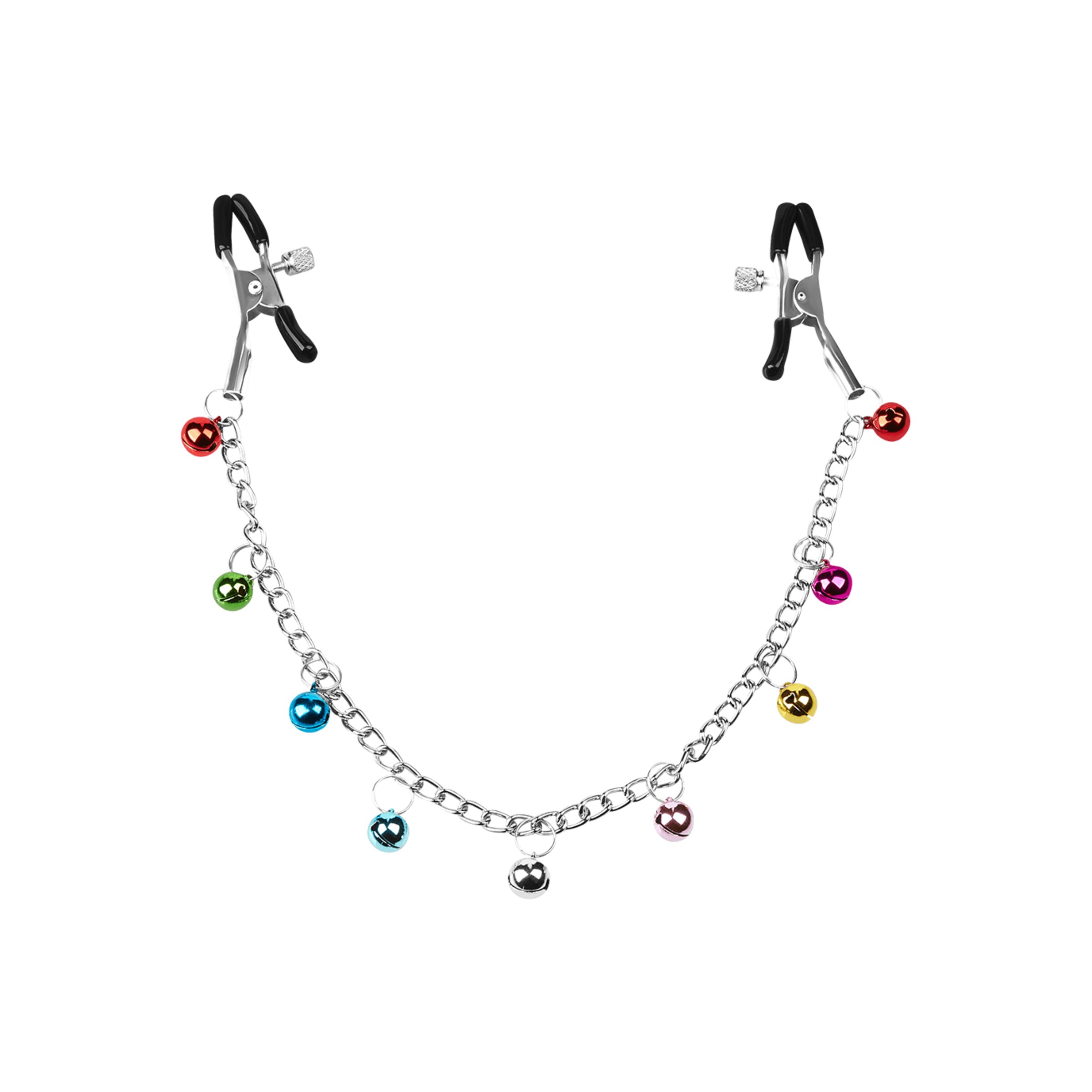 nippelklemmen-mit-glöckchen-Bunt-Schwarz-Silber-2