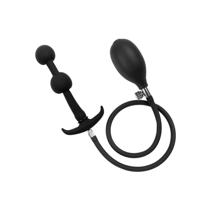 latex-play---inflatable-anal-plug-with-double-balloon-and-pump-15-cm-Noir-1