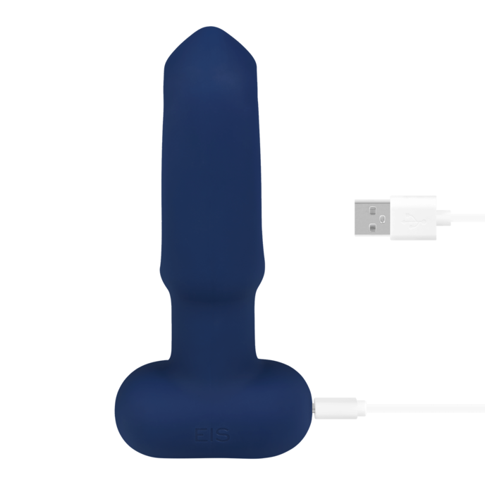 vibromasseur-anal-avec-stimulateur-de-plaisir-13-8-cm-Bleu foncé-5