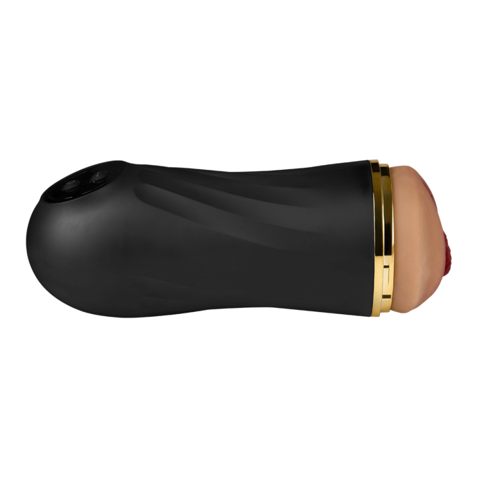 vaginamasturbator-met-vibratie-25-cm-Natuurlijk midden-Zwart-2