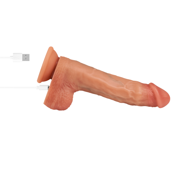 vibromasseur-réaliste-avec-télécommande-21-5-cm-Naturel clair-Noir-7