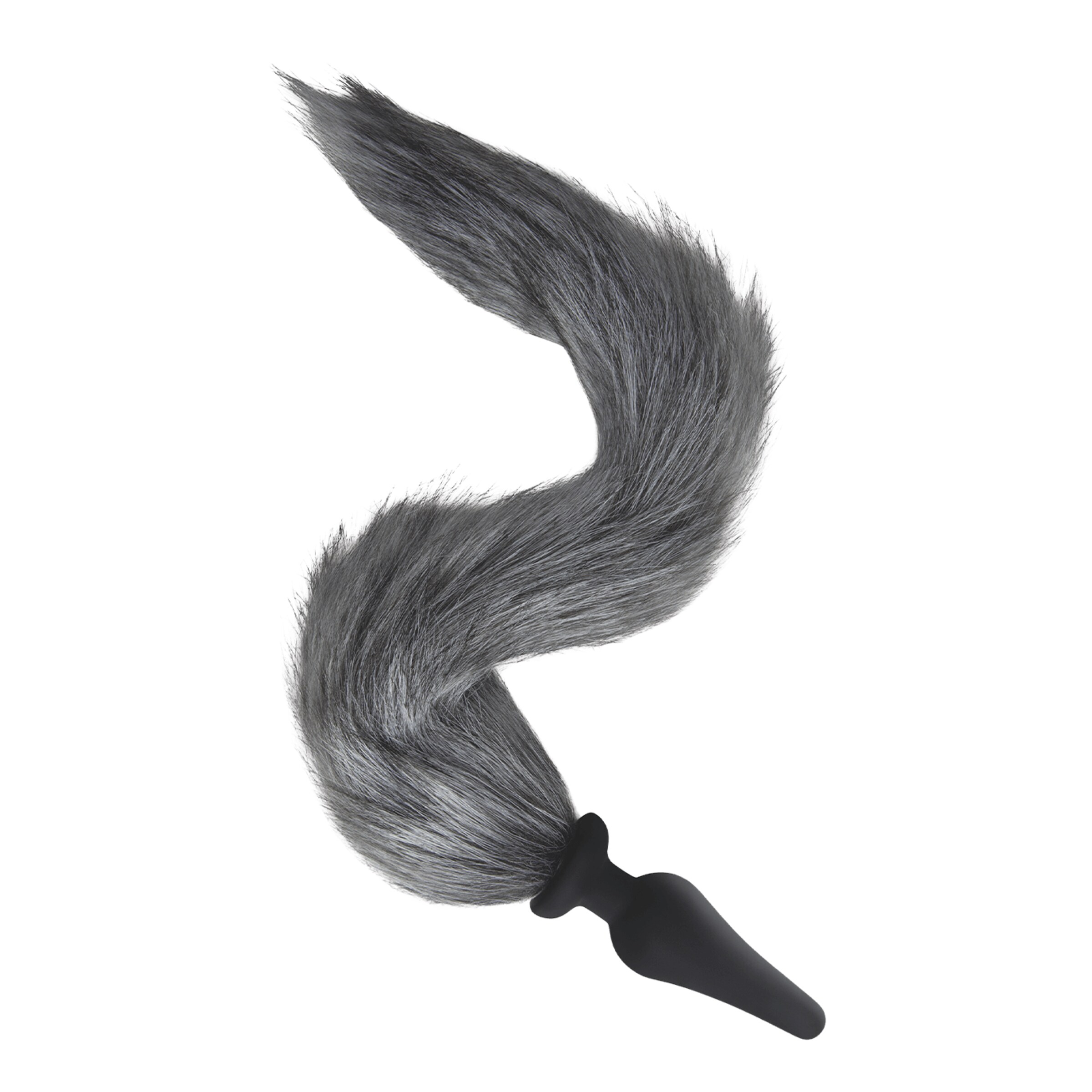 furry-tailes---foxtail-furry-set-40-cm-Grijs-Zwart-2
