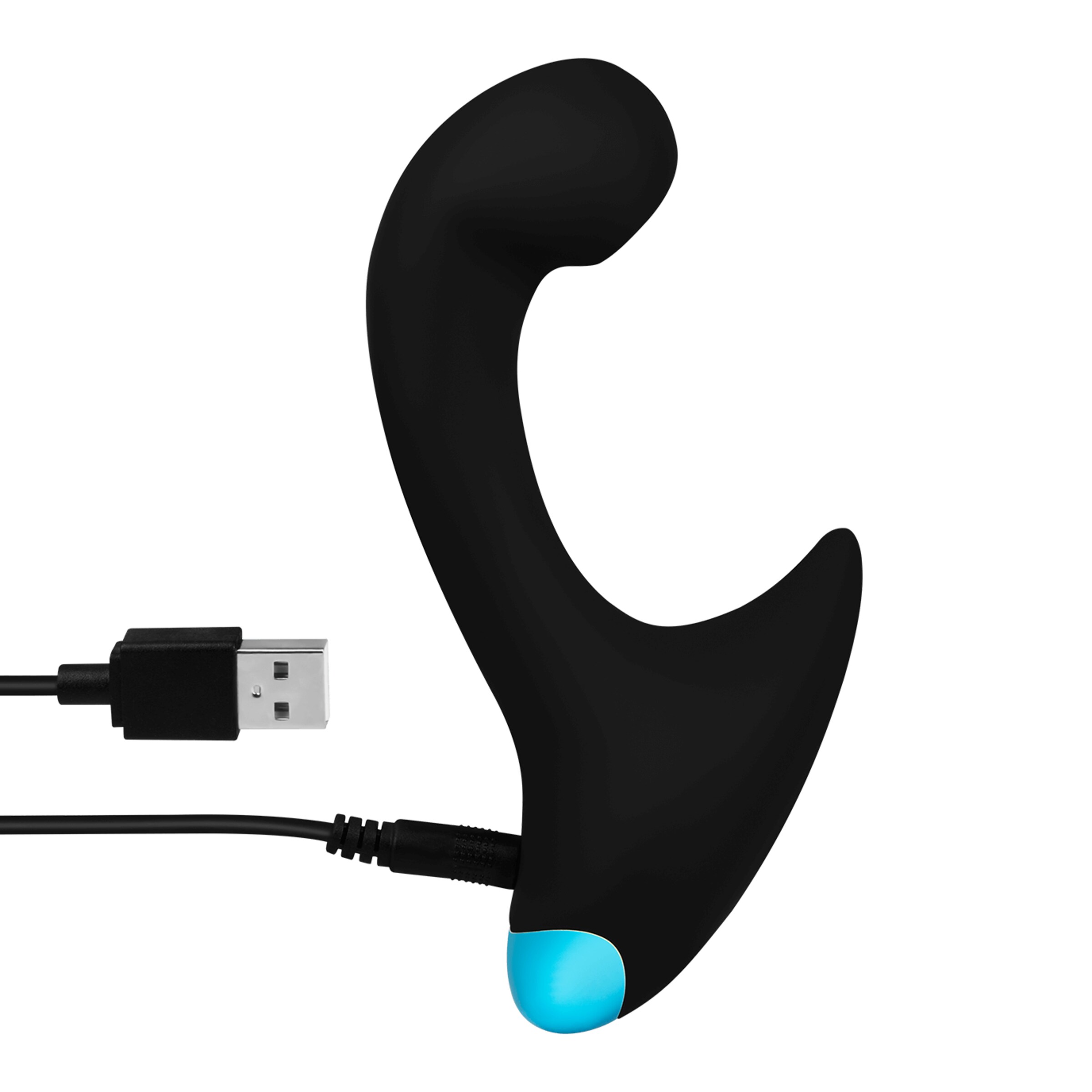 luxe-prostaatvibrator-13-cm-Turkoois-Zwart-9