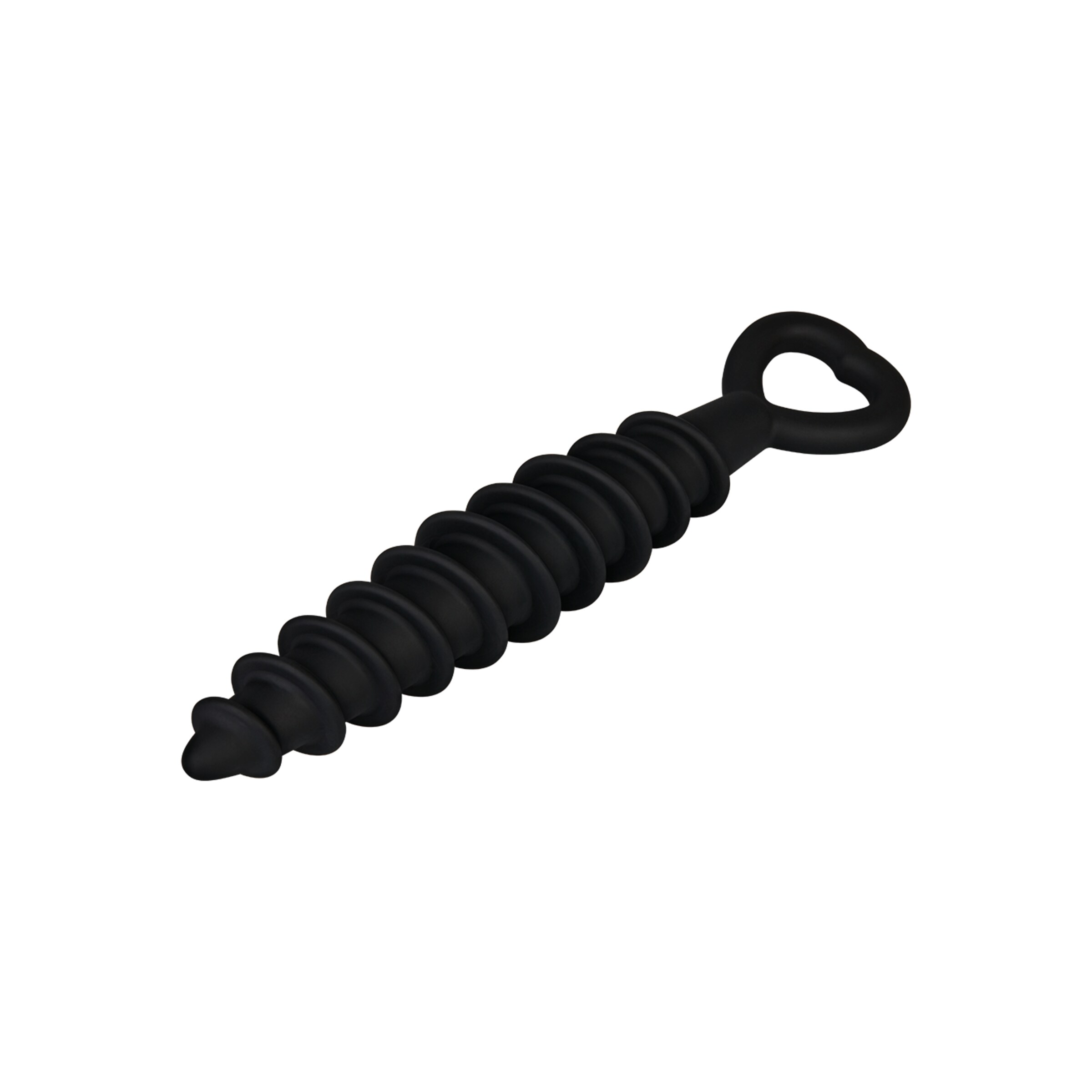 plug-anal-en-silicone-avec-structure-en-spirale-17-5-cm-Noir-6