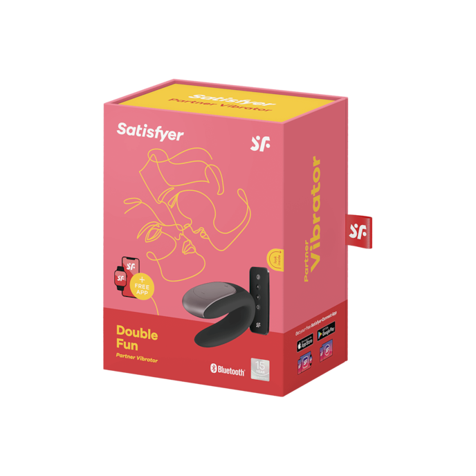 satisfyer-double-fun-connect-app-9-5-cm-avec-télécommande-Noir-Or rose-3