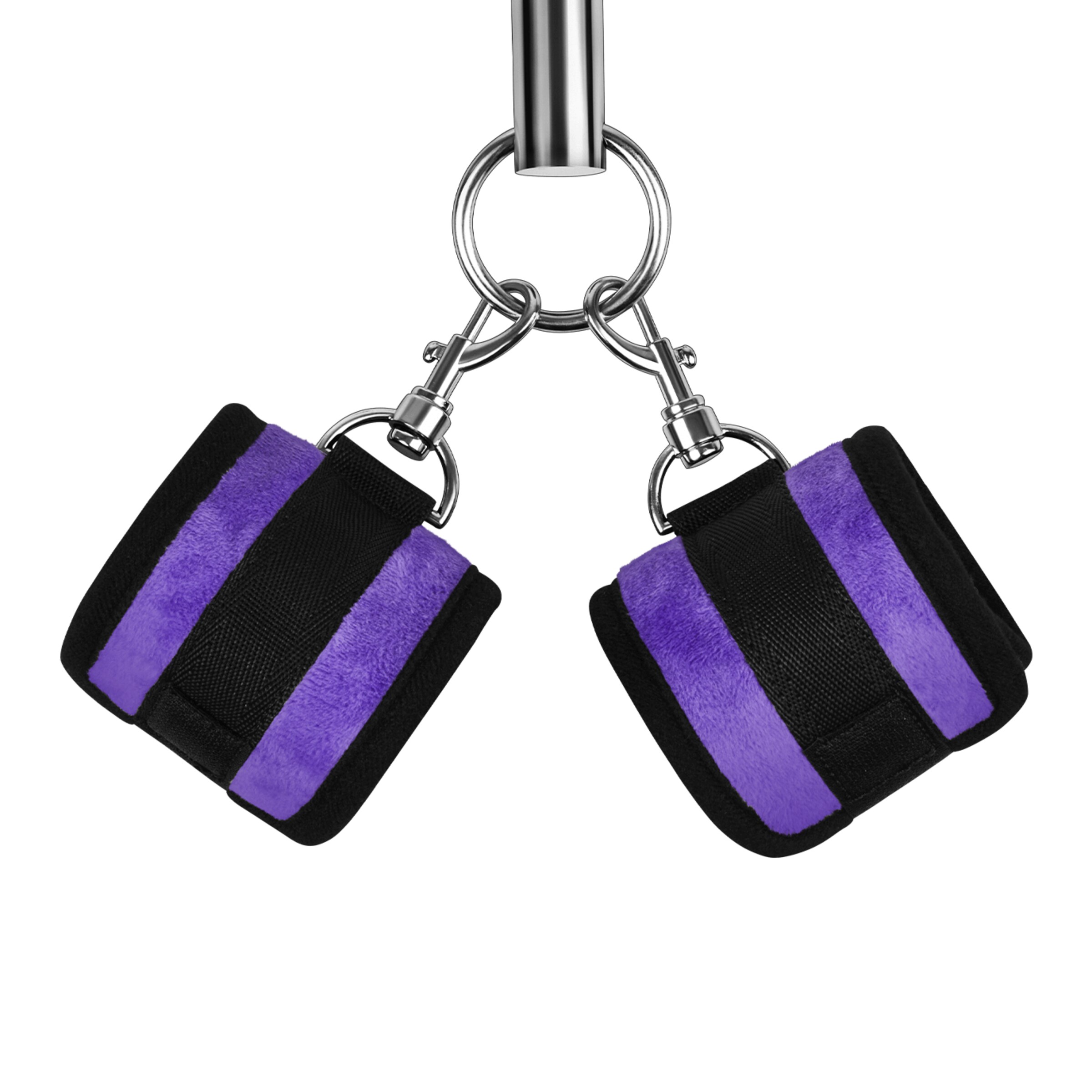 spreader-bar-with-4-detachable-cuffs-3-pièces-Noir-Violet-5
