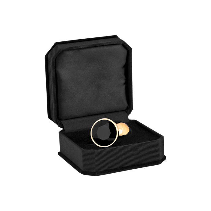 edelstalen-dildo-met-kristal-goud-7-5-cm-Goud-Zwart-3